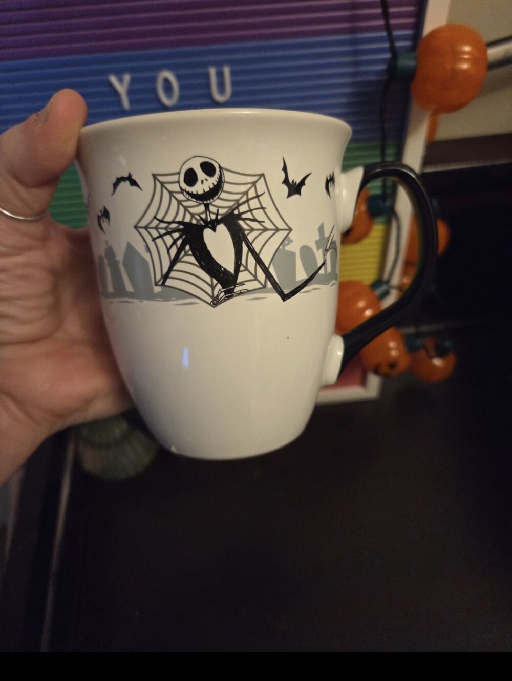 New Zak! Brand nightmare before Christmas coffee mug zero jack sally